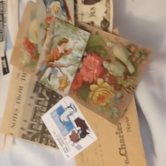 Ephemera Lot Of 50+ Vintage Photos Ads Cards - Picture 2 of 13